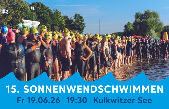 15. Sonnenwendschwimmen im Kulkwitzer See - Freitag, 19. Juni 2026
